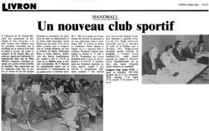 article Dauphiné Libéré 4mai 1991